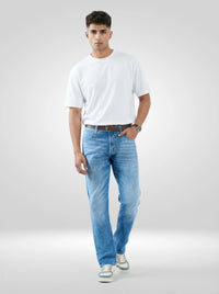 Men Chico Jeans Relaxed Fit Light Blue Mid Rise