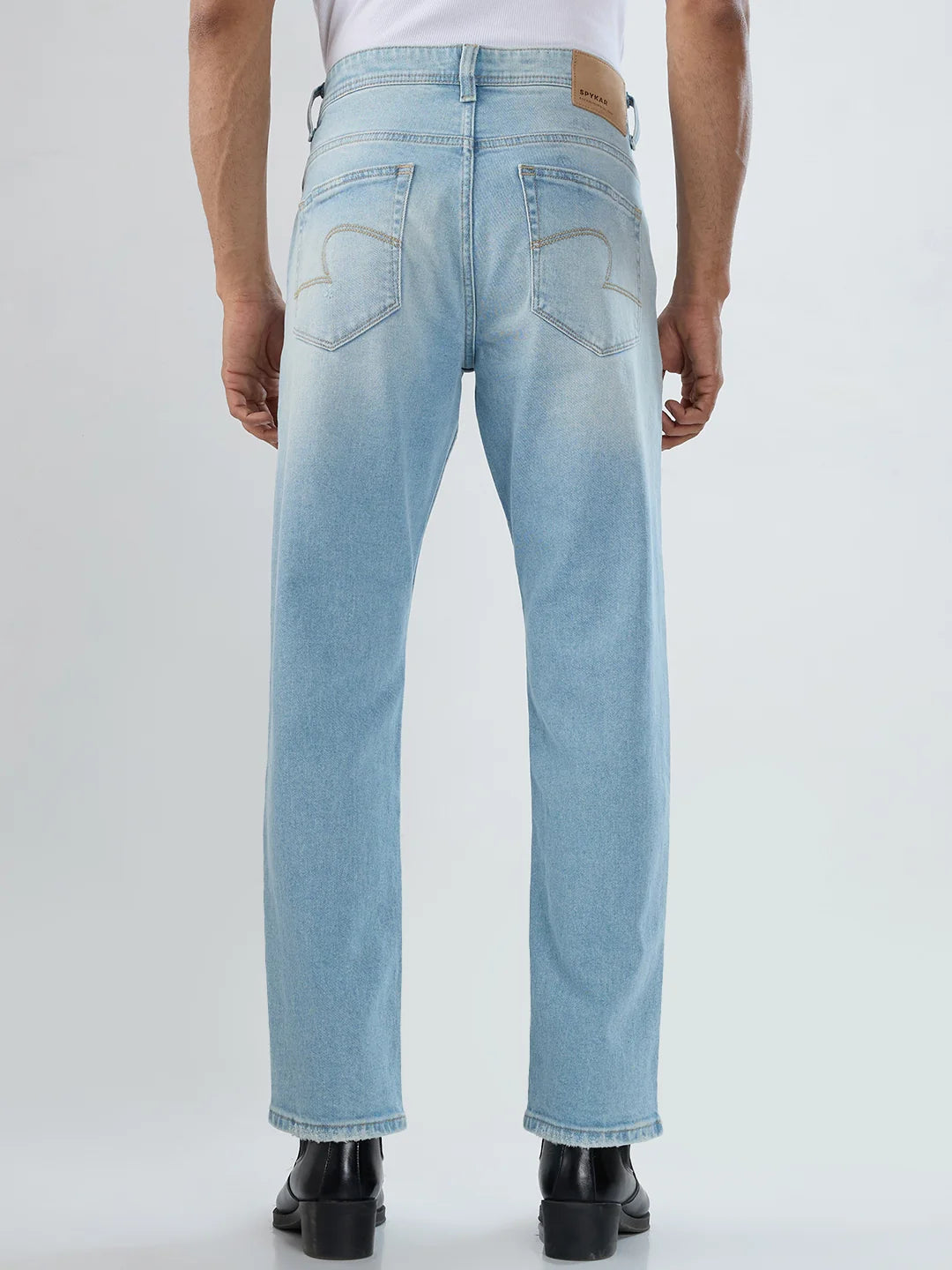 Men Chico Jeans Relaxed Fit Light Blue Mid Rise