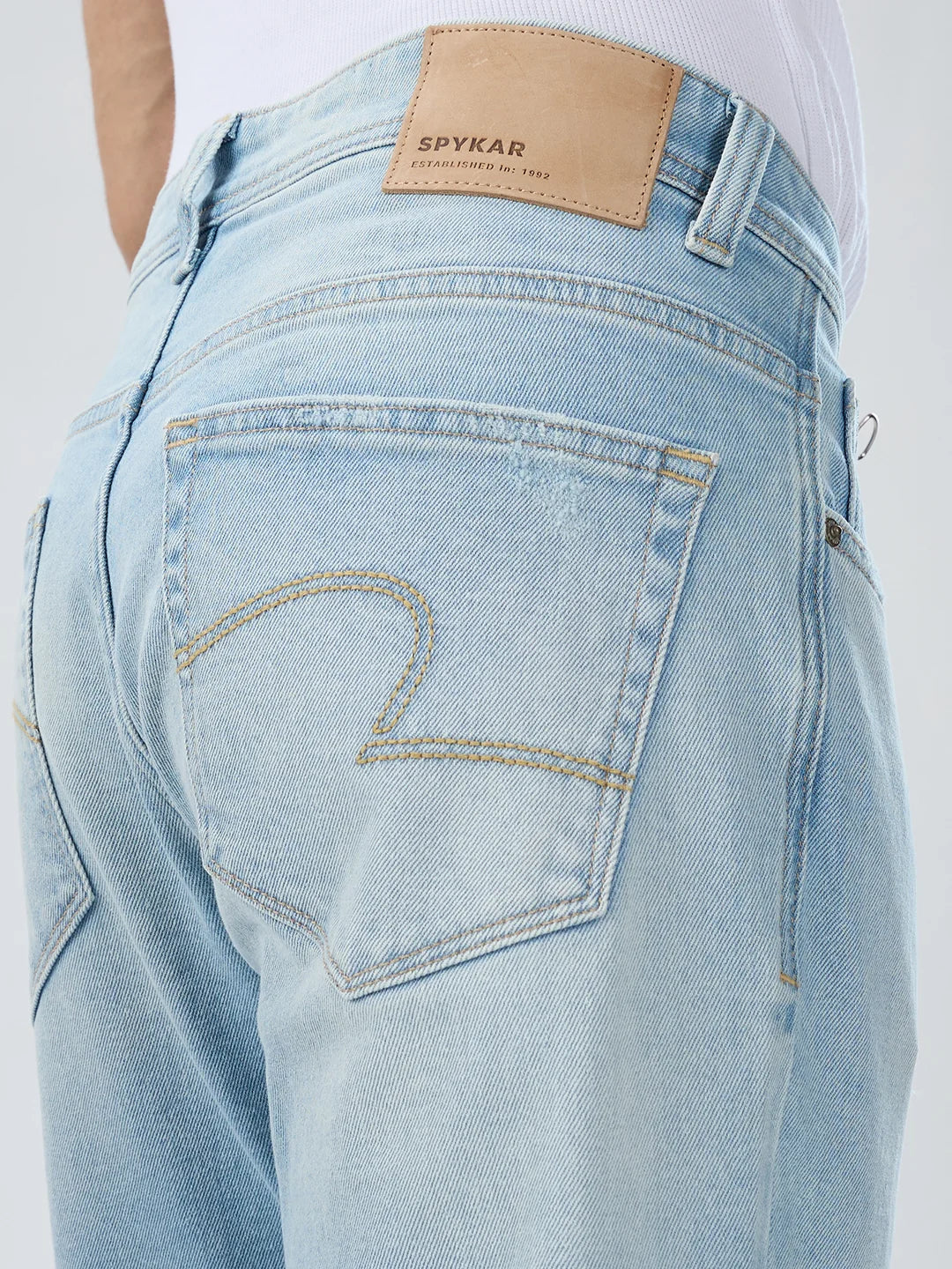 Men Chico Jeans Relaxed Fit Light Blue Mid Rise