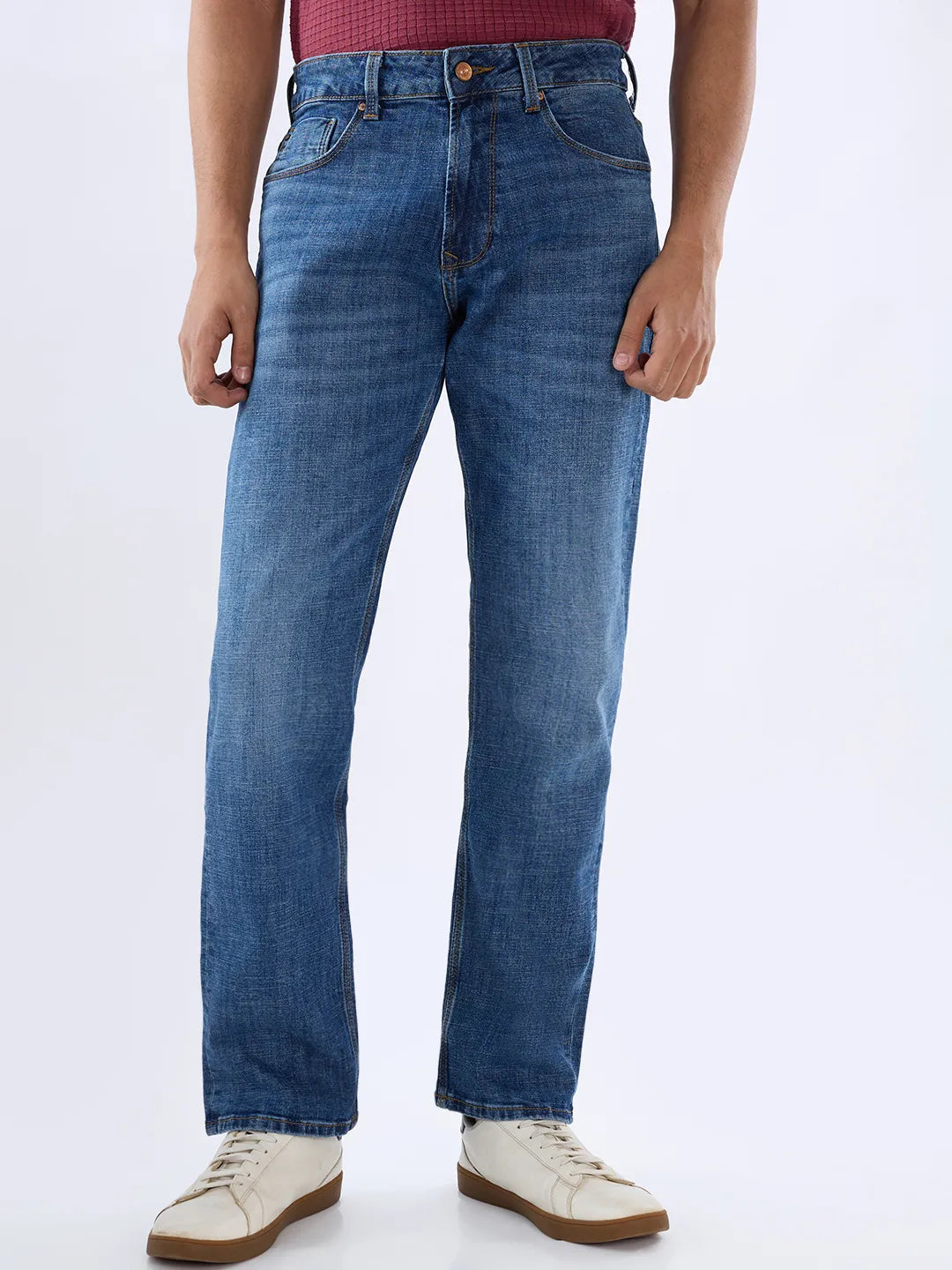 Men Chico Jeans Comfort Fit Mid Blue Mid Rise