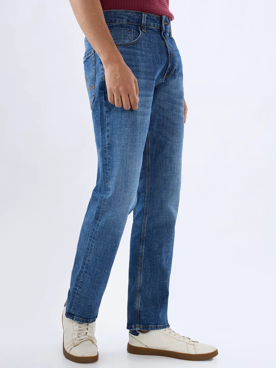 Men Chico Jeans Comfort Fit Mid Blue Mid Rise