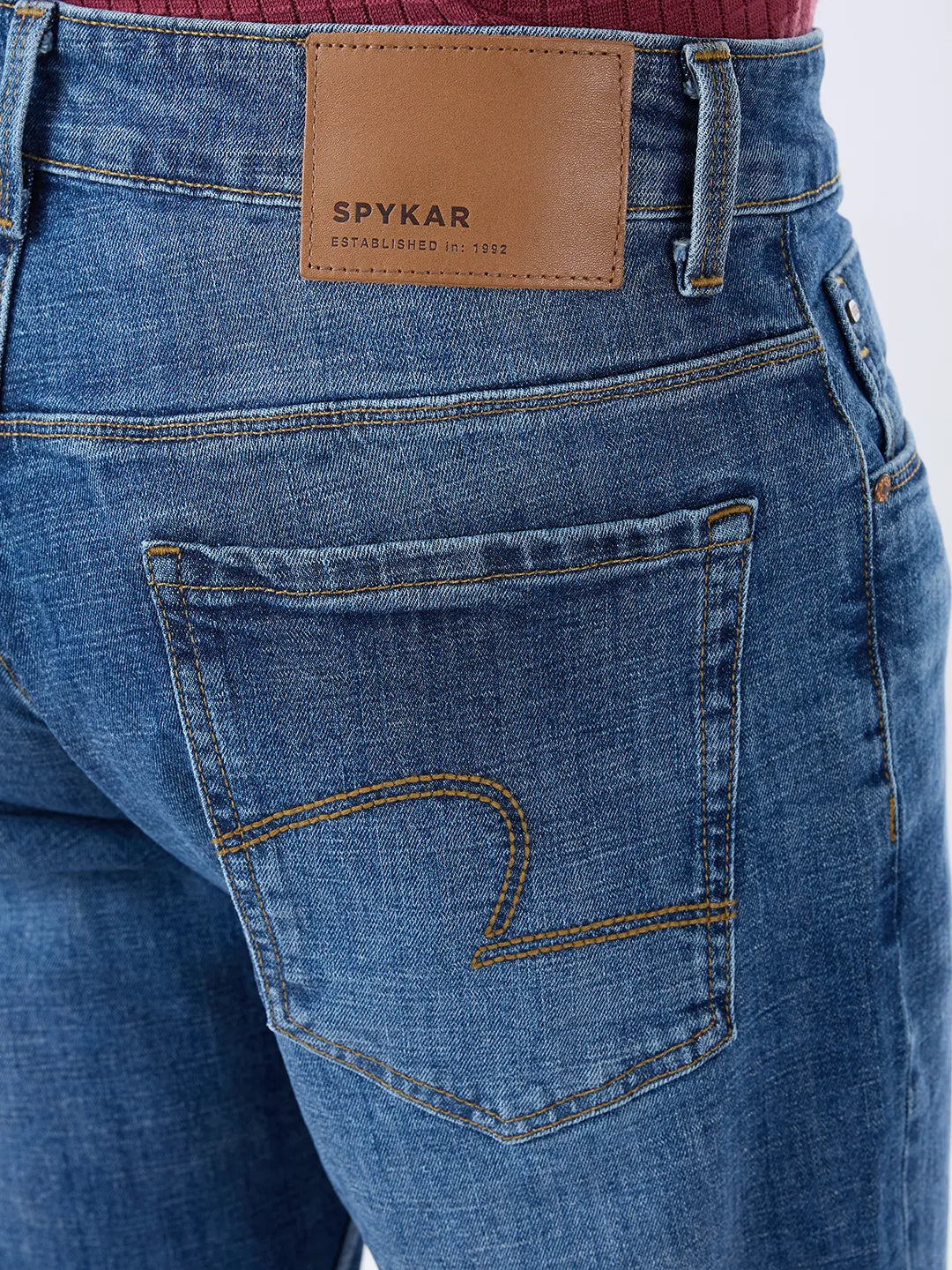 Men Chico Jeans Comfort Fit Mid Blue Mid Rise