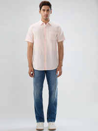 Men Jeans Comfort Fit Mid Blue Mid Rise