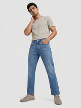 Men Chico Jeans Relaxed Fit Light Blue Mid Rise