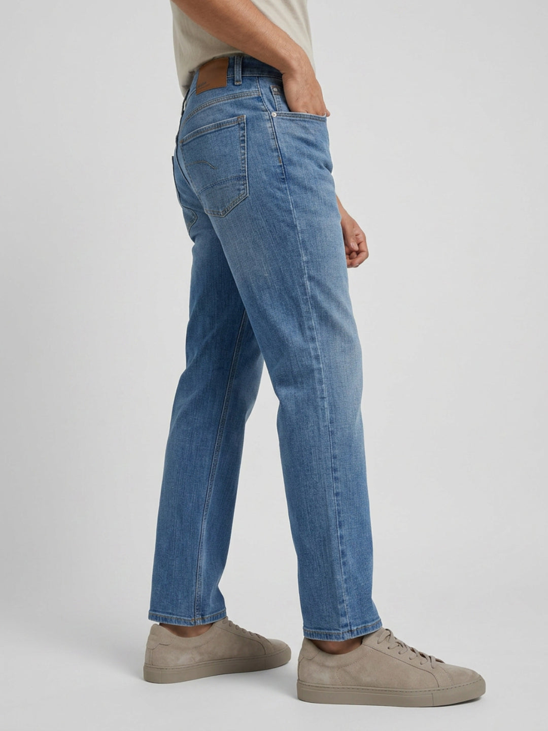 Men Chico Jeans Relaxed Fit Light Blue Mid Rise