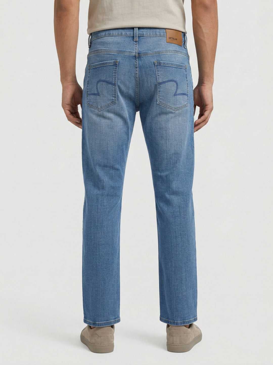 Men Chico Jeans Relaxed Fit Light Blue Mid Rise