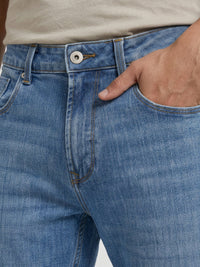 Men Chico Jeans Relaxed Fit Light Blue Mid Rise