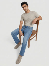 Men Chico Jeans Relaxed Fit Light Blue Mid Rise