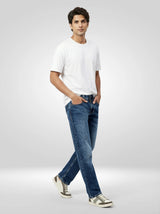 Men Chico Jeans Relaxed Fit Dark Blue Mid Rise