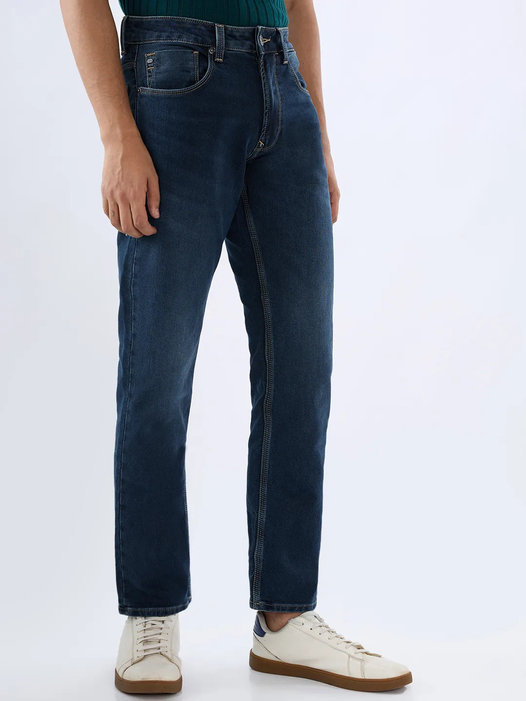 Men Chico Jeans Relaxed Fit Dark Blue Mid Rise