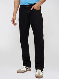 Men Chico Jeans Relaxed Fit Black Mid Rise