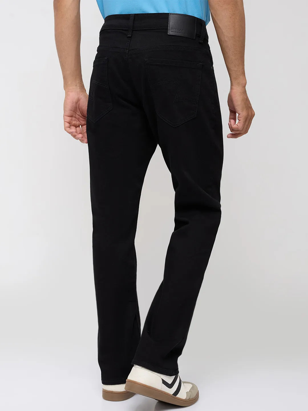 Men Chico Jeans Relaxed Fit Black Mid Rise