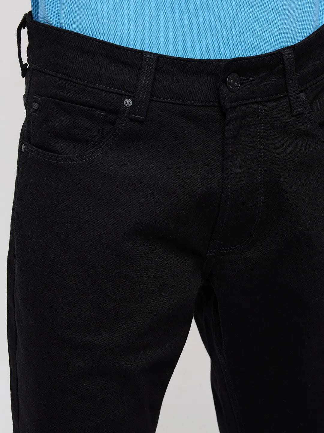 Men Chico Jeans Relaxed Fit Black Mid Rise