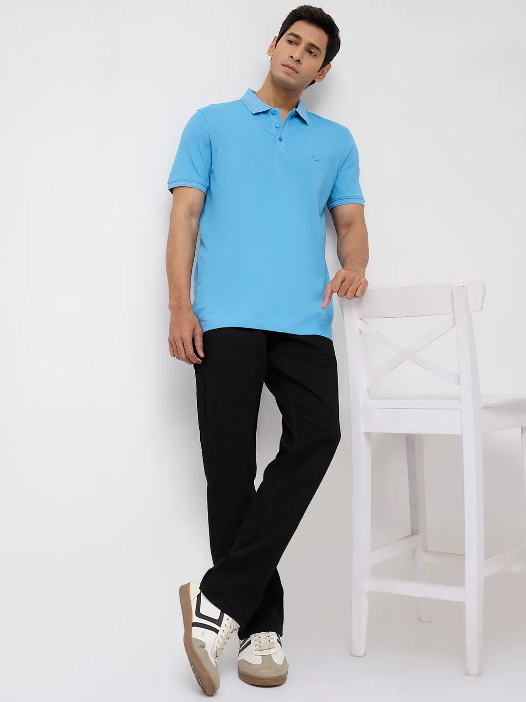 Men Chico Jeans Relaxed Fit Black Mid Rise