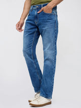 Men Chico Jeans Relaxed Fit Mid Blue Mid Rise
