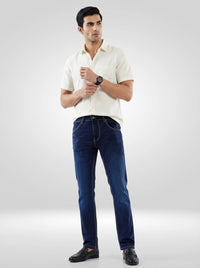Men Chico Jeans Relaxed Fit Dark Blue Mid Rise
