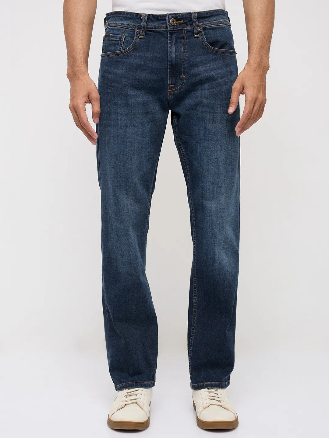 Men Chico Jeans Relaxed Fit Vintage Blue Mid Rise