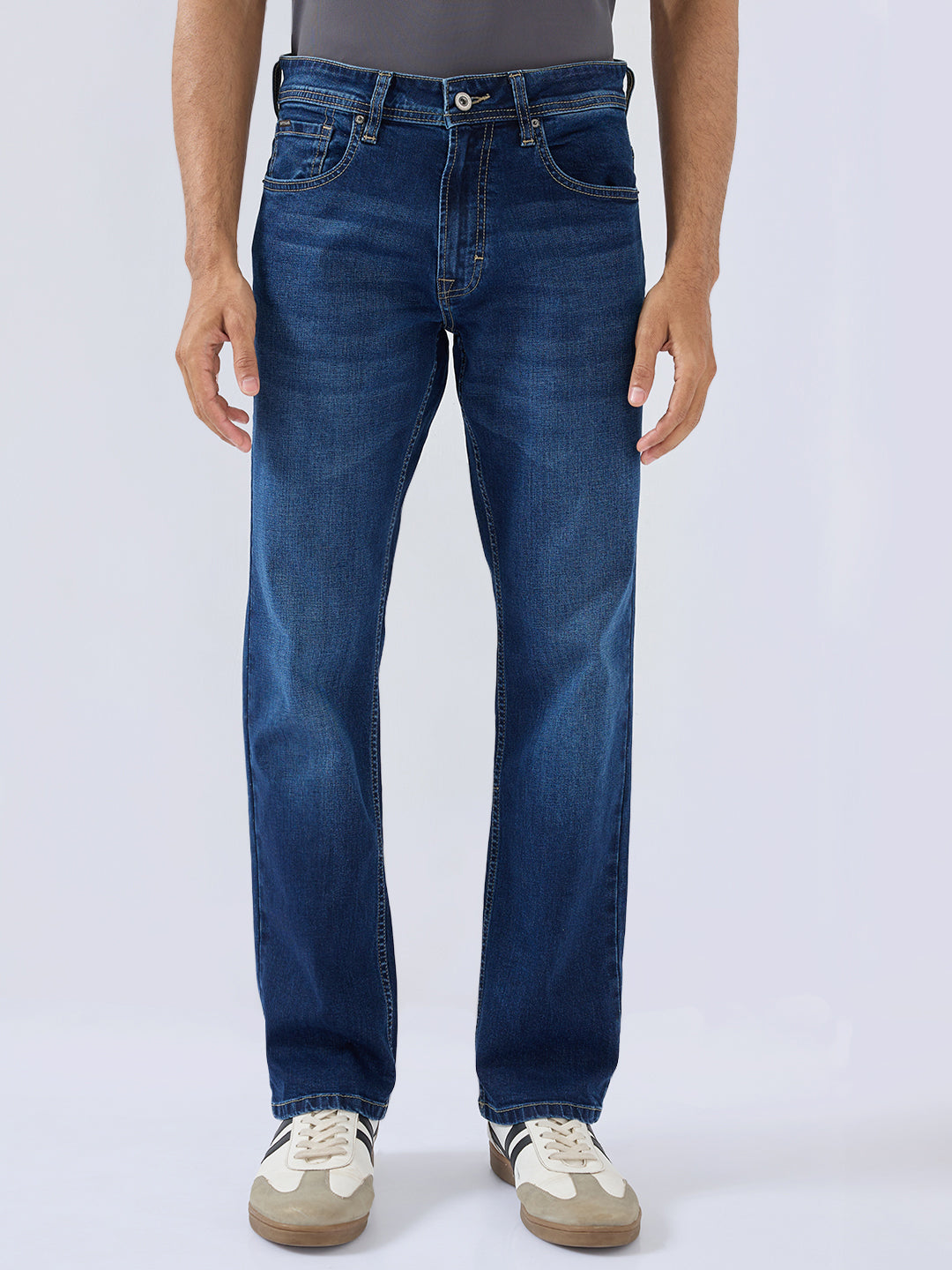 Men Chico Jeans Comfort Fit Dark Blue Mid Rise
