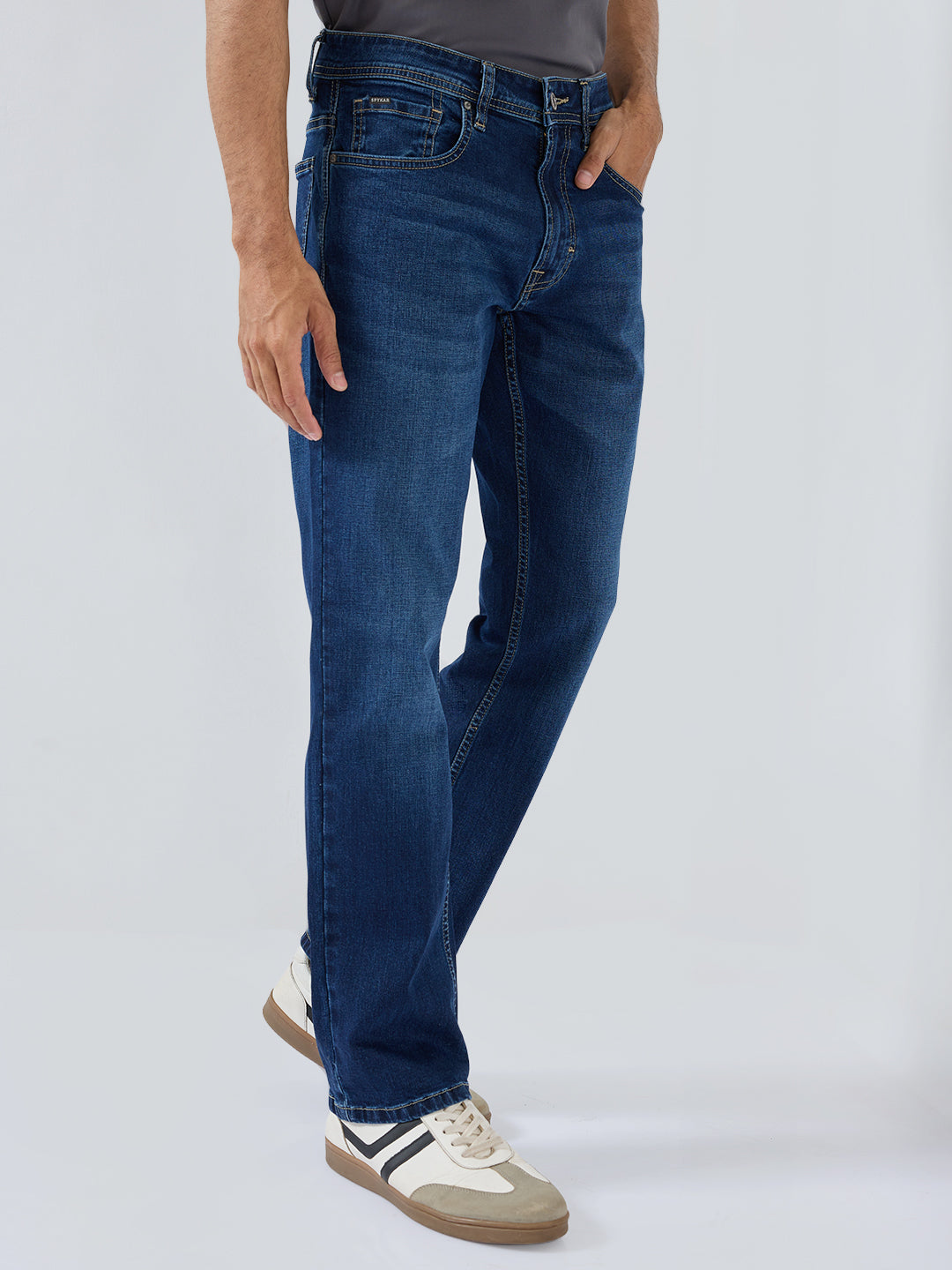 Men Chico Jeans Comfort Fit Dark Blue Mid Rise