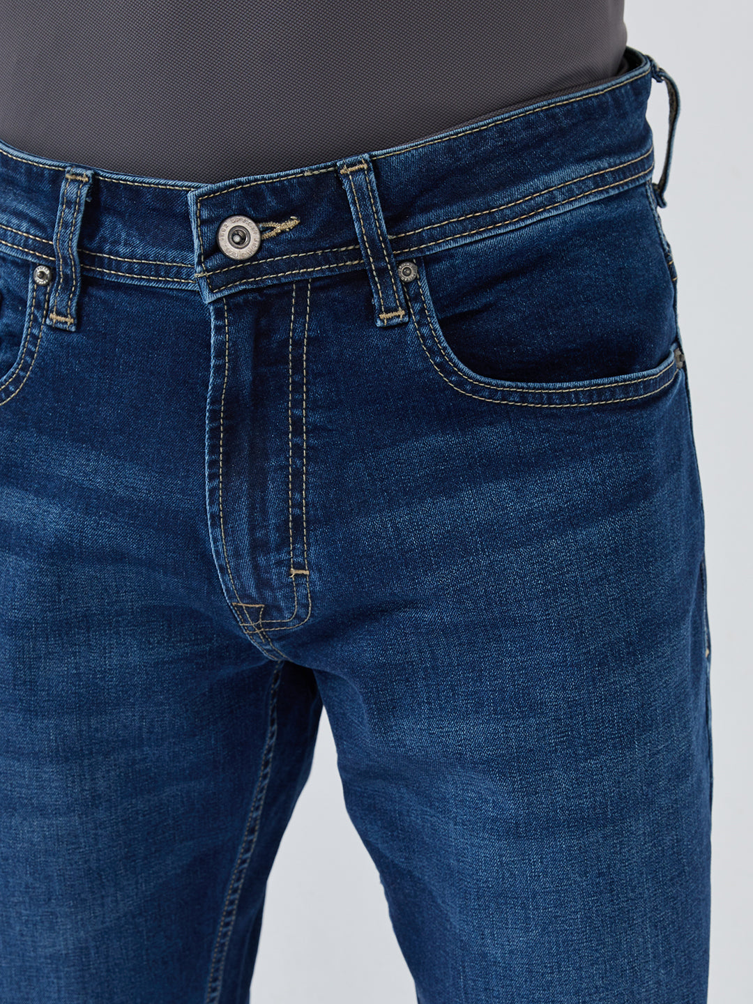 Men Chico Jeans Comfort Fit Dark Blue Mid Rise