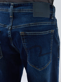 Men Chico Jeans Comfort Fit Dark Blue Mid Rise
