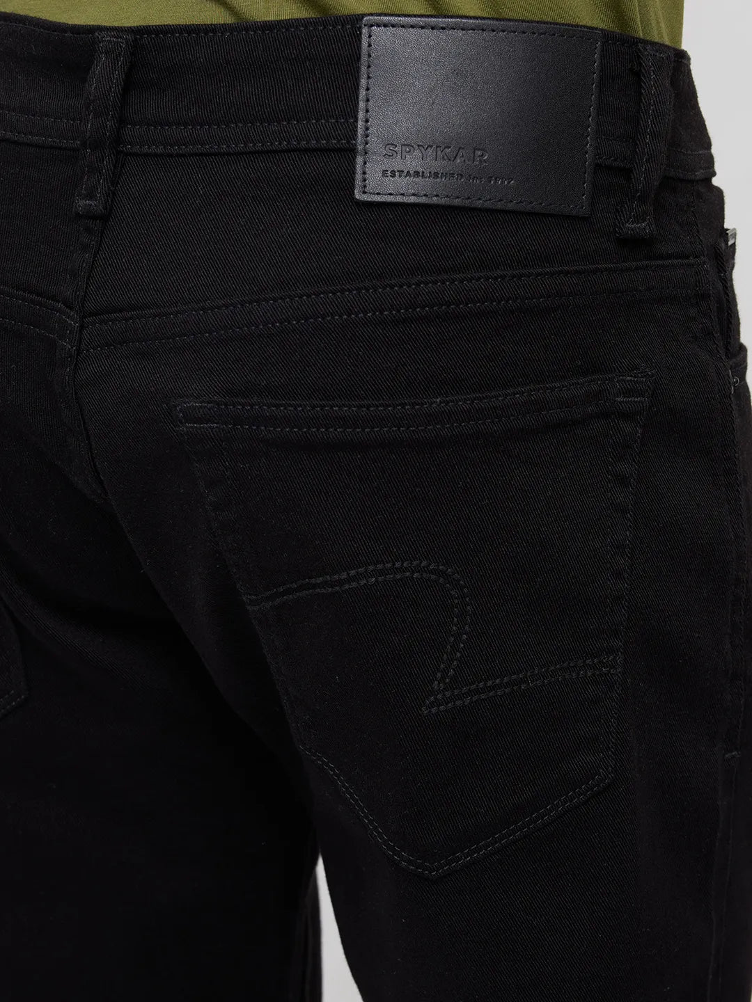 Men Chico Jeans Relaxed Fit Black Mid Rise
