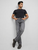 Men Chico Jeans Relaxed Fit Black Mid Rise