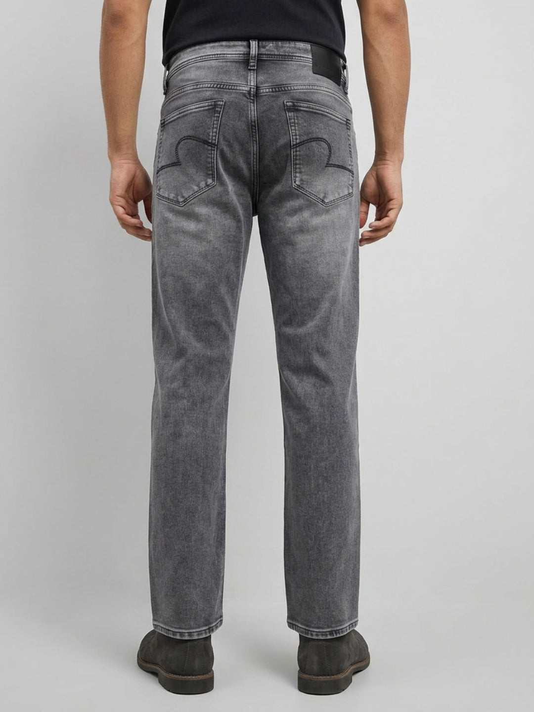 Men Chico Jeans Relaxed Fit Black Mid Rise
