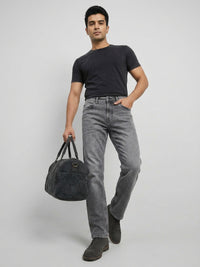 Men Chico Jeans Relaxed Fit Black Mid Rise