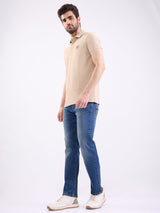Men Jeans Relaxed Fit Blue Mid Rise