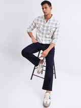 Men Jeans Relaxed Fit Blue Mid Rise