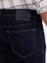 Men Jeans Relaxed Fit Blue Mid Rise