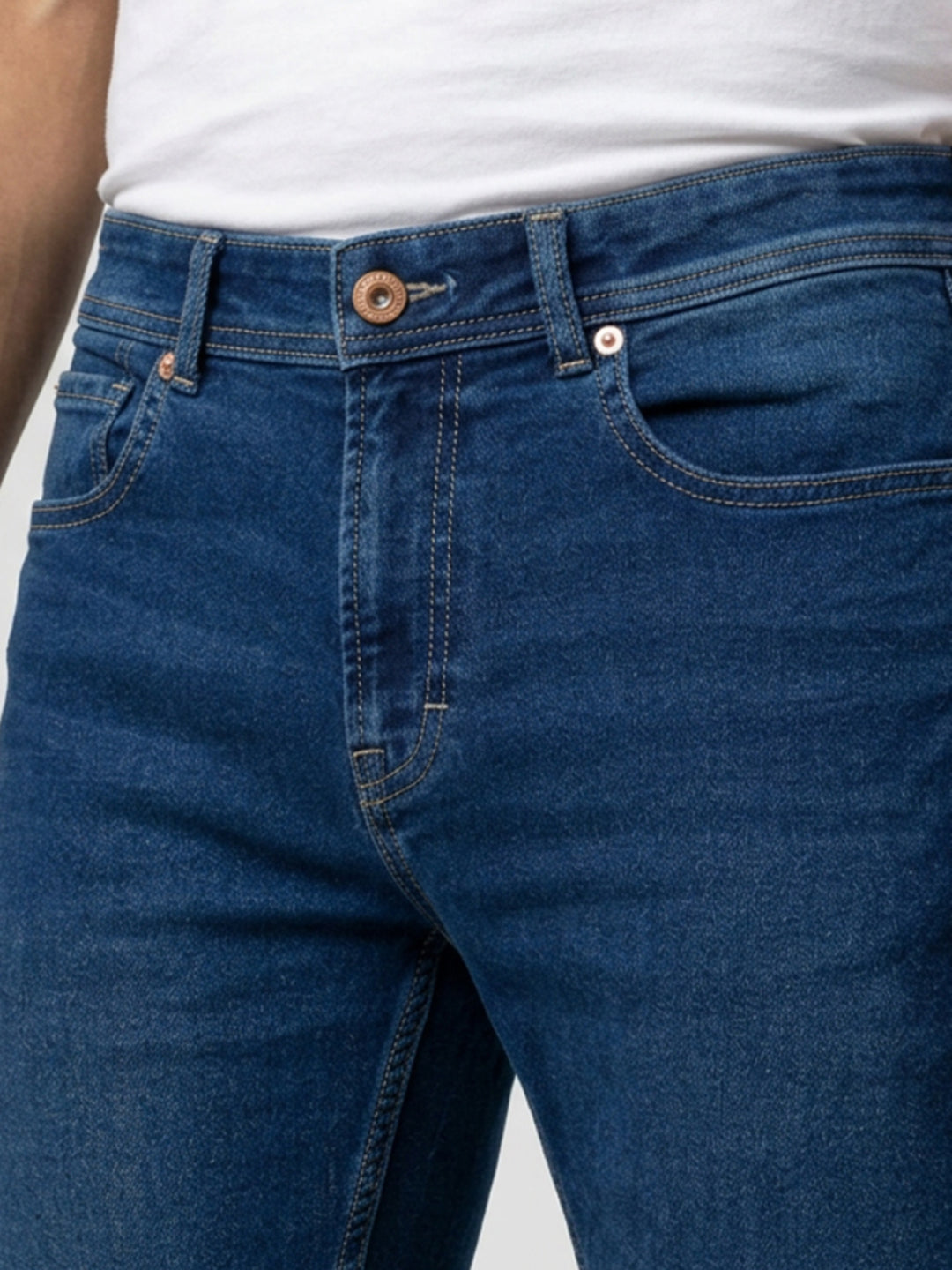 Men Chico Jeans Relaxed Fit Dark Blue Mid Rise