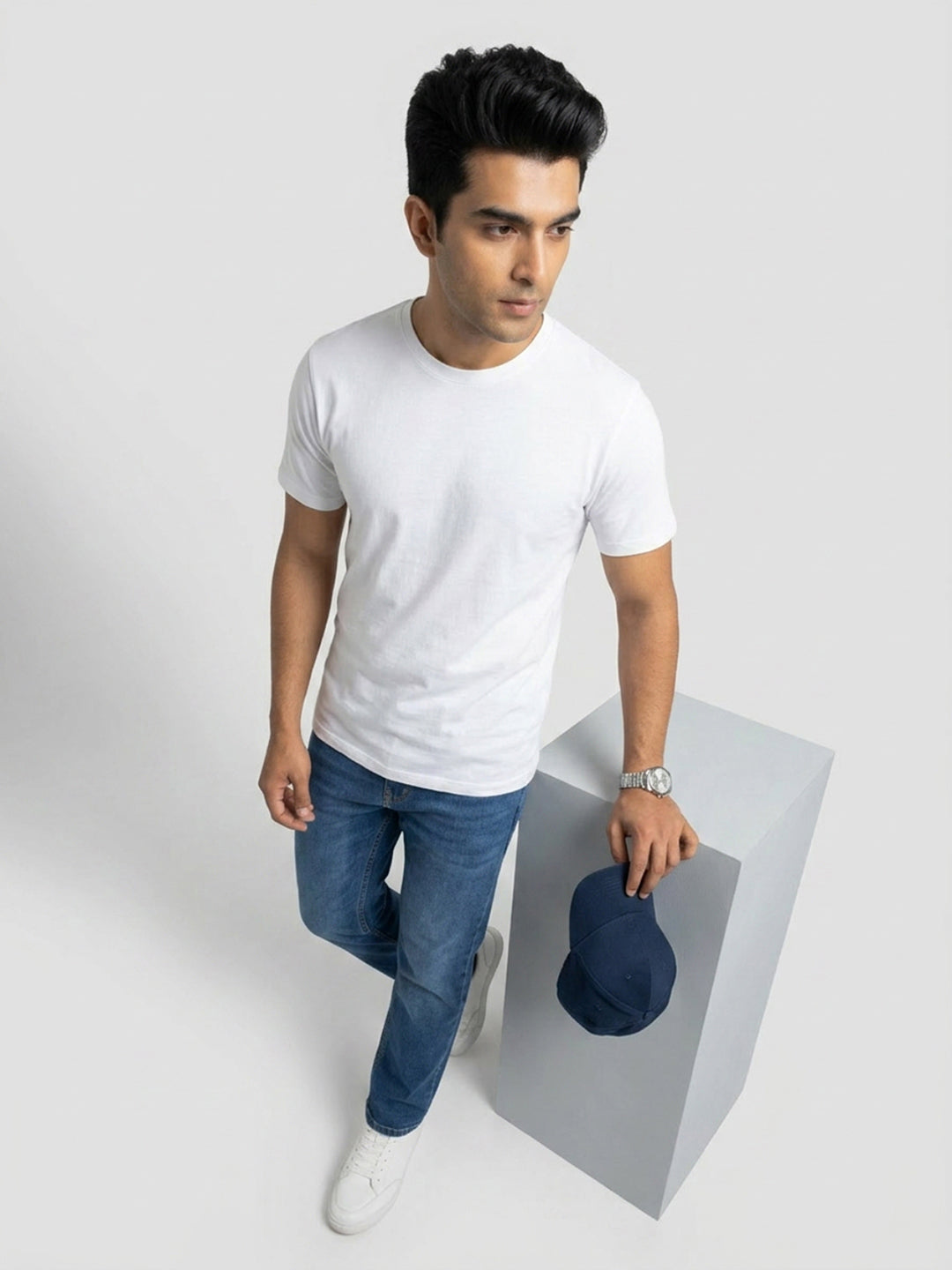 Men Chico Jeans Relaxed Fit Mid Blue Mid Rise