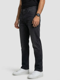 Men Chico Jeans Relaxed Fit Black Mid Rise