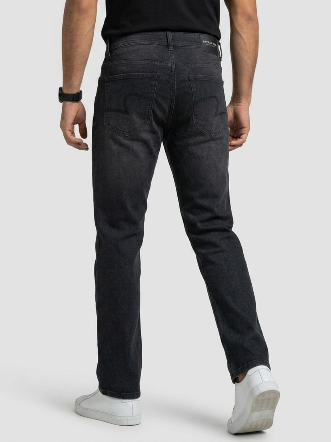 Men Chico Jeans Relaxed Fit Black Mid Rise