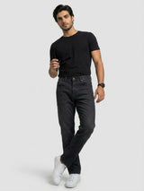 Men Chico Jeans Relaxed Fit Black Mid Rise