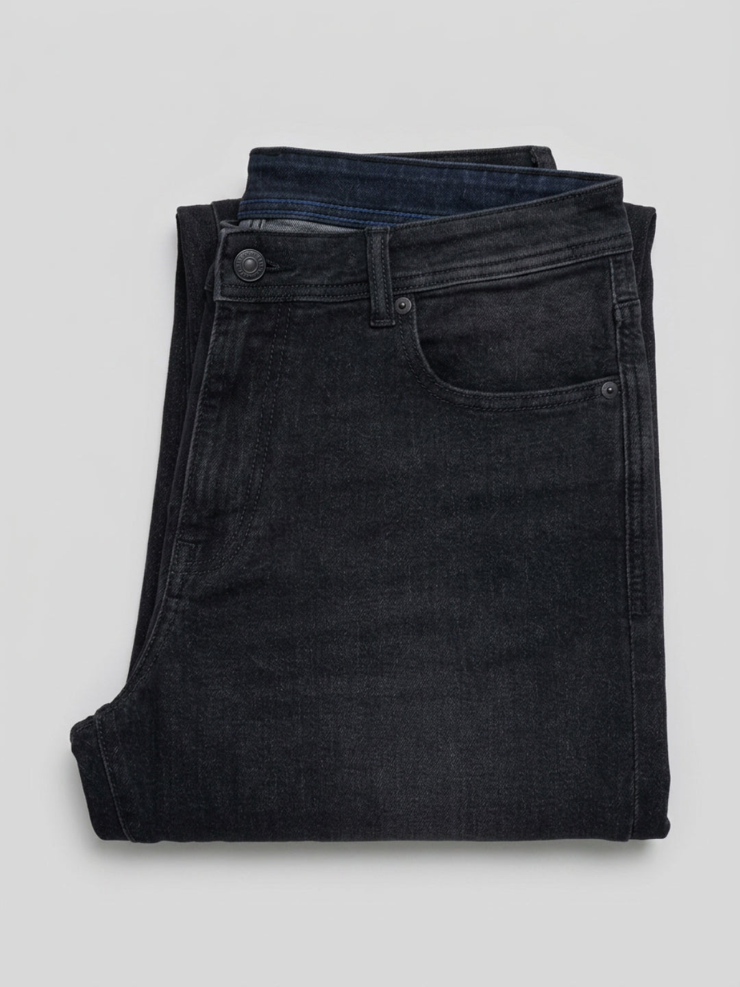 Men Chico Jeans Relaxed Fit Black Mid Rise