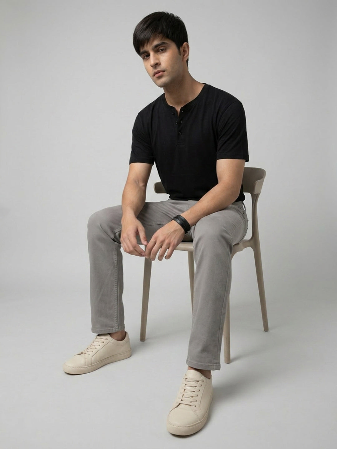Men Chico Jeans Relaxed Fit Grey Mid Rise