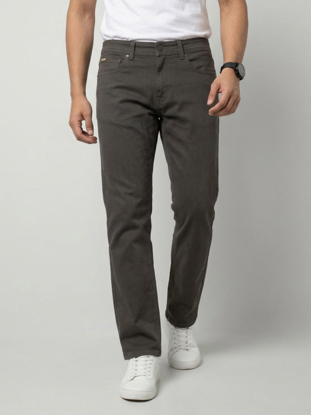 Men Chico Jeans Relaxed Fit Green Mid Rise