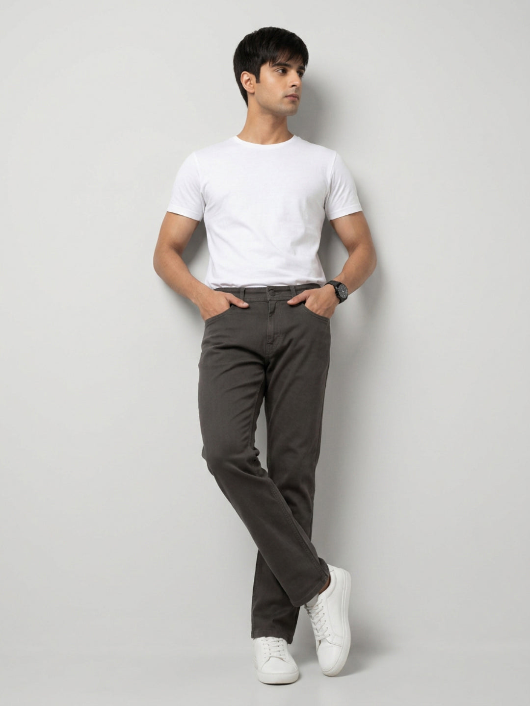 Men Chico Jeans Relaxed Fit Green Mid Rise