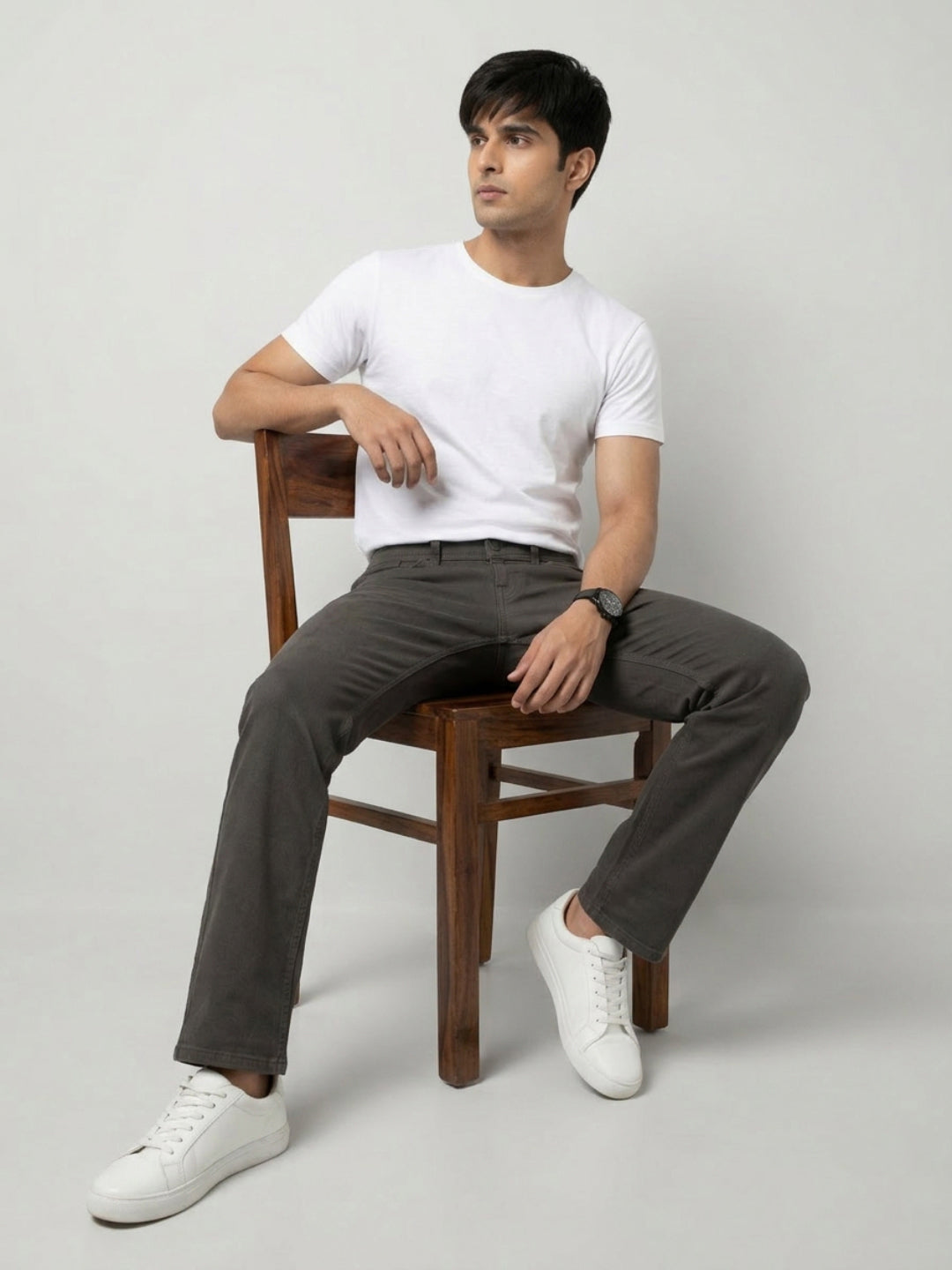 Men Chico Jeans Relaxed Fit Green Mid Rise