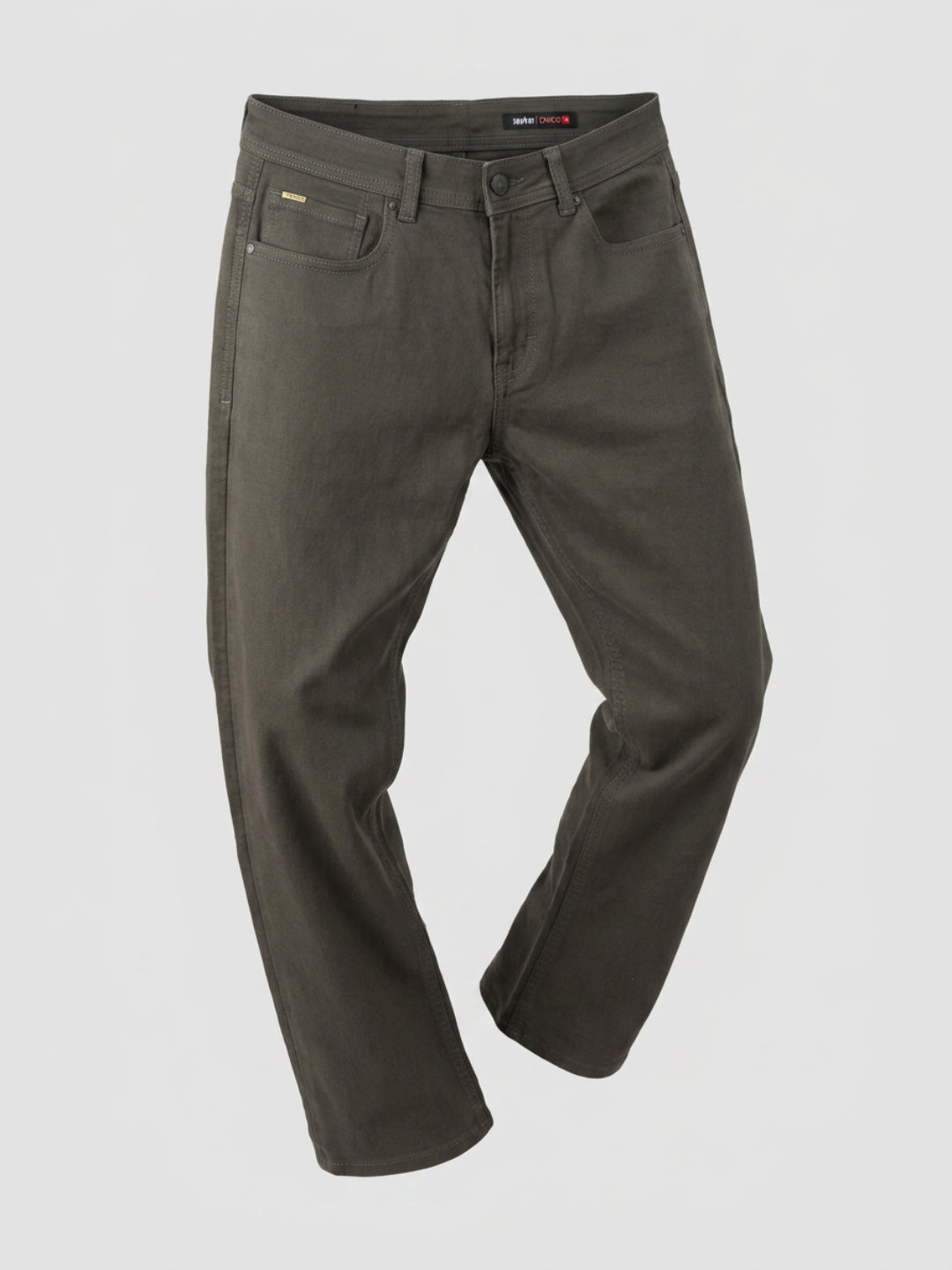 Men Chico Jeans Relaxed Fit Green Mid Rise