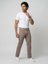 Men Chico Jeans Relaxed Fit Brown Mid Rise