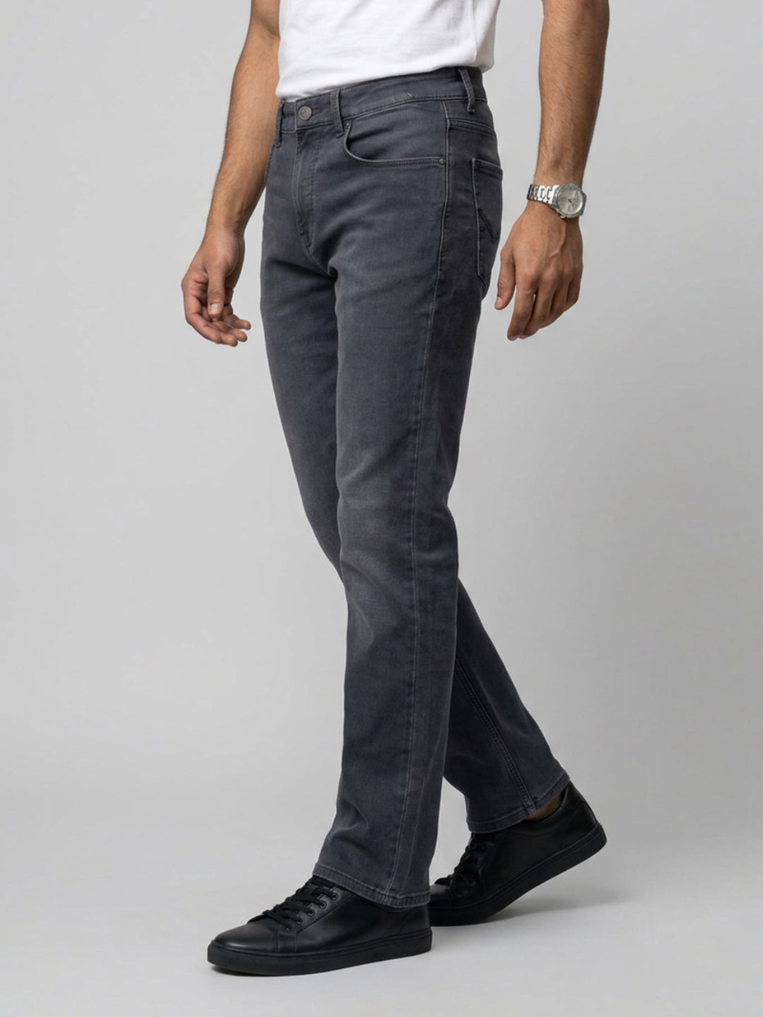 Men Chico Jeans Relaxed Fit Dark Grey Mid Rise