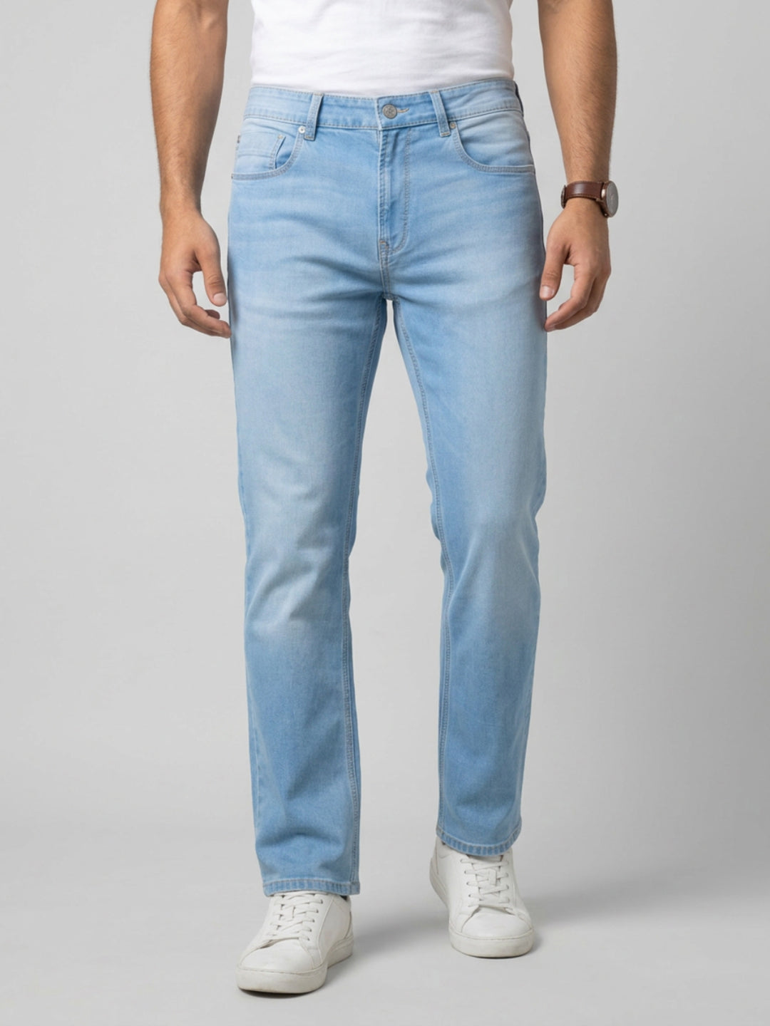 Men Chico Jeans Relaxed Fit Light Blue Mid Rise