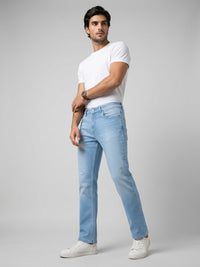 Men Chico Jeans Relaxed Fit Light Blue Mid Rise