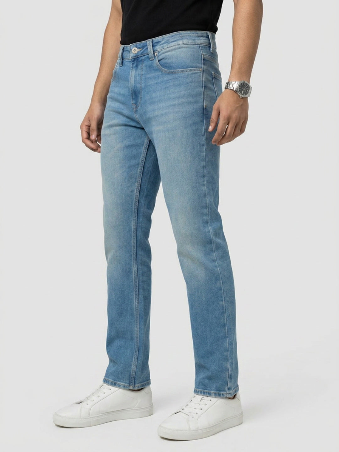 Men Chico Jeans Relaxed Fit Vintage Blue Mid Rise