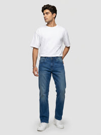 Men Chico Jeans Relaxed Fit Mid Blue Mid Rise