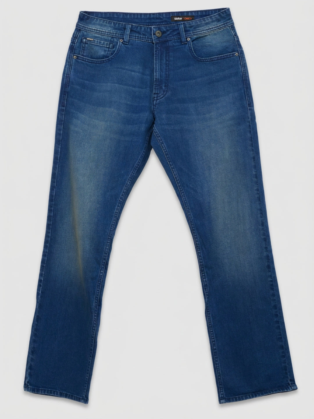 Men Chico Jeans Relaxed Fit Mid Blue Mid Rise